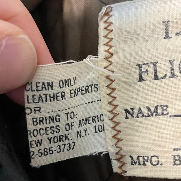 Schott NYC IS 674 MS Brown Leather Bomber Flight Jacket - Picture 4 of 12